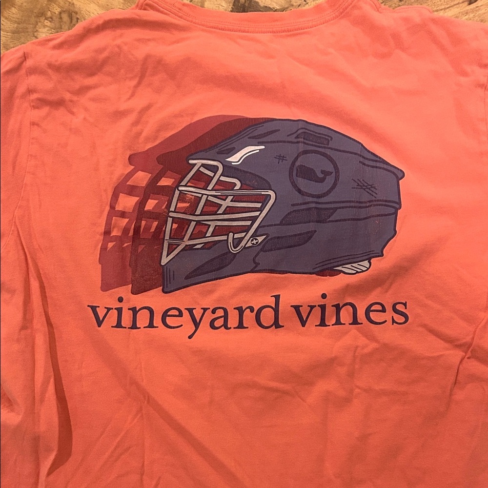 VV Men's Coral T-Shirt with Pocket Lacrosse 🥍